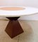 Mid-Century Belgian Dining Table in White Marble and Red Travertine by Jan Vlug 5