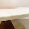 Mid-Century Belgian Dining Table in White Marble and Red Travertine by Jan Vlug 11