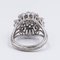 Vintage 18k White Gold Ring with Brilliant and Baguette Cut Diamonds, 1950s 4