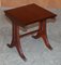 Vintage Flamed Mahogany Nesting Tables, Set of 3 11