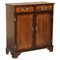 Vintage Mahogany Two Drawer Library Bookcase Sideboard 1