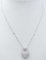 18 Karat White Gold Heart Shaped Pendant Necklace With Diamonds 2