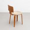 Plywood & Upholstery Chair and Stool by Cor Alons for Den Boer, 1950s, Set of 2 17