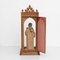 Figurine Traditionnelle en Bois dans une Niche de Saint, 1950s 12