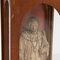 Wooden Traditional Figure in a Niche of a Saint, 1950s, Image 3