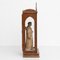 Figurine Traditionnelle en Bois dans une Niche de Saint, 1950s 10