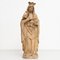 Vintage Plaster Virgin Traditional Figure, 1950s 3