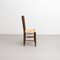 Chaises N.19 Mid-Century en Bois et Rotin par Charlotte Perriand, Set de 6 20