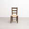 Mid-Century Modern Wood Rattan N.19 Chairs by Charlotte Perriand, Set of 6 16