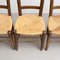 Mid-Century Modern Wood Rattan N.19 Chairs by Charlotte Perriand, Set of 6 6