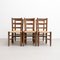 Mid-Century Modern Rattan N.19 Stühle aus Holz von Charlotte Perriand, 6er Set 12