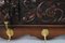 Antique French Hand-Carved Oak and Brass Wall Coat Rack with Lion Heads, 1900s 6