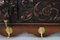 Antique French Hand-Carved Oak and Brass Wall Coat Rack with Lion Heads, 1900s, Image 6