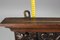 Appendiabiti da parete antico in quercia intagliata a mano e ottone, Francia, inizio XX secolo, Immagine 13