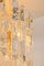 Brass Murano Glass Palazzo Light Fixture from Kalmar, Austria, 1970s, Image 7