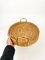 Bamboo, Rattan & Brass Oval Serving Tray, Italy, 1970s, Image 13