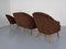 German Cocktail Sofa and Chairs, 1960s, Set of 3 5