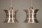Danish Silver & Purple Metal Hanging Lamps by Bent Nordsted for Lyskær Belysning, Set of 2 2