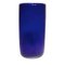 Kobaltblaue Foscarini Ballotton Vase von Murano Glam 1