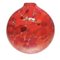 Rote Grand Canal Vase von Murano Glam 1