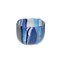 Taza Dogs azul de Murano Glam, Immagine 1