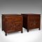 Vintage Art Deco Bedside Nightstands, 1940s, Set of 2, Image 1