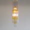 Large Calza Glass Chandelier from Venini, Italy, 1960s, Image 1