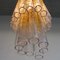 Large Calza Glass Chandelier from Venini, Italy, 1960s 6