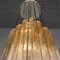 Large Calza Glass Chandelier from Venini, Italy, 1960s, Image 4