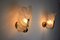 Lampade da parete in vetro di Murano di Carl Fagerlund, Germania, 1970, set di 2, Immagine 4