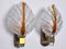 Murano Glass Leaf Wall Lights by Carl Fagerlund, Germany, 1970, Set of 2 1