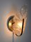 Italian Frosted Leaf Sconce in Murano Glass by Carl Fagerlund, 1970, Image 4