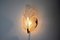 Italian Frosted Leaf Sconce in Murano Glass by Carl Fagerlund, 1970 2