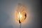 Italian Frosted Leaf Sconce in Murano Glass by Carl Fagerlund, 1970, Image 2