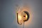 Italian Frosted Leaf Sconce in Murano Glass by Carl Fagerlund, 1970, Image 3