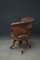 Victorian Walnut Revolving Desk Chair, Image 4