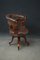 Victorian Walnut Revolving Desk Chair, Image 2