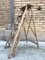 Vintage Wood Folding Ladder with 5 Sprouts, Image 3