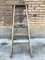 Vintage Wood Folding Ladder with 5 Sprouts 5