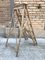 Vintage Wood Folding Ladder with 5 Sprouts, Image 10