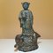 19th-Century Chinese Bronze Sculpture of Immortal Lan Caihe Riding Carp 1