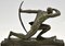 Pierre Le Faguays, Art Deco Athlete with Bow, Bronze 4