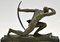 Pierre Le Faguays, Art Deco Athlete with Bow, Bronze, Image 4