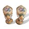 Art Nouveau Golden Porcelain Ceramic Table Lamps by Corsi A for MTC Italy, 1930s, Set of 2, Image 3