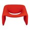 Red F598 Groovy Chair by Pierre Paulin for Artifort 2
