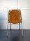 Vintage Dining Chair in Leather by Charlotte Perriand for Les Arcs, 1960s 3