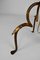 French Floor Lamp in Gilded Wrought Iron, 1940s 13