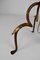 French Floor Lamp in Gilded Wrought Iron, 1940s, Image 13