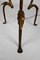 French Floor Lamp in Gilded Wrought Iron, 1940s 12