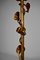 French Floor Lamp in Gilded Wrought Iron, 1940s 7